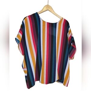 Colorful Striped Blouse